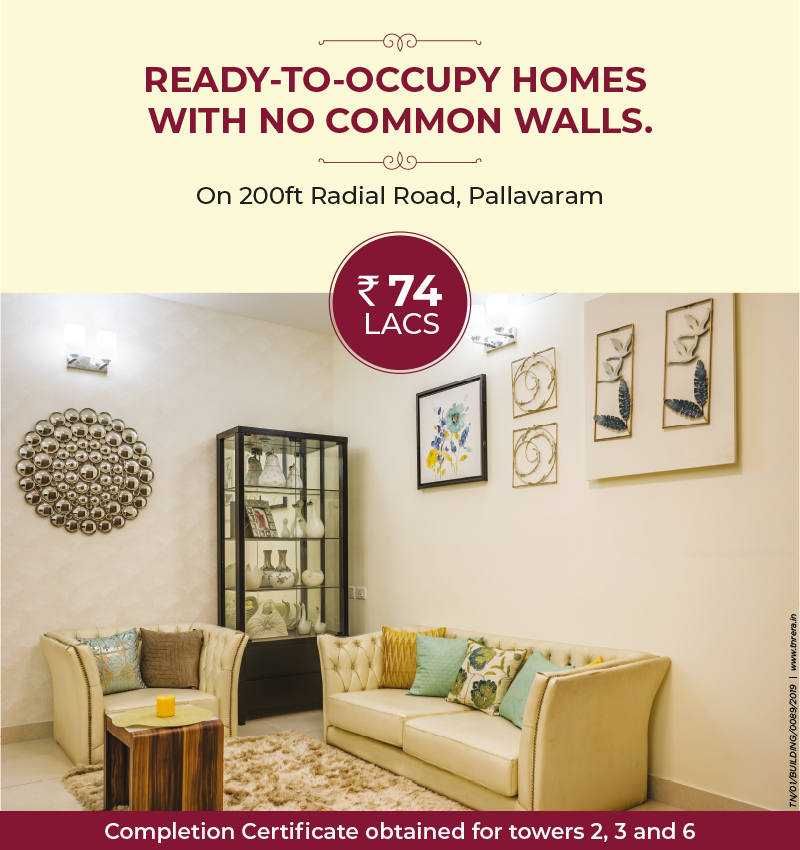 Apartments, Flats for sale in Pallavaram, Chennai Luxury Flats