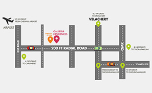 FLATs in pallavaram Location